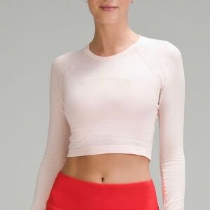 Lululemon swiftly tech cropped long sleeve
